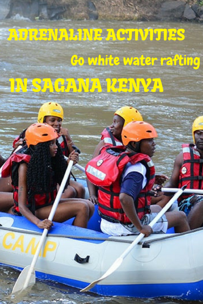 White water rafting in Sagana 