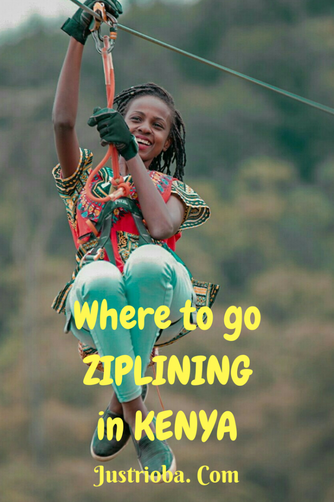 Ziplining at the forest, Kereita Kenya
