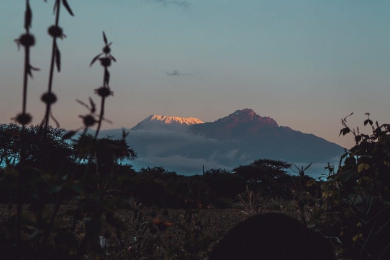 Slopes of Mt Kilimanjaro from Taita Taveta County